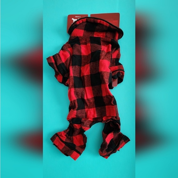 NWT❣️Pet Pajamas Buffalo Plaid Flannel Dog/Cat Wondershop Various Sizes.… - Picture 10 of 11